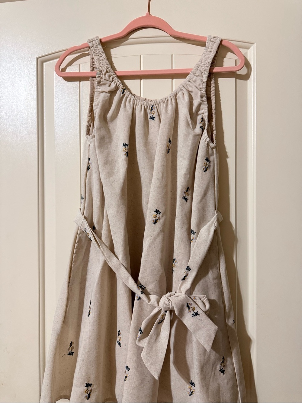 HYFVE Cream Floral Tie-Back Sundress NWOT